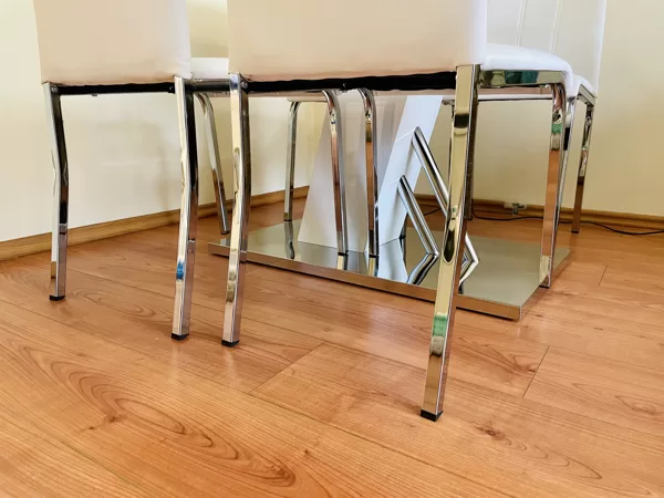 Dining table and chairs